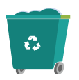 Dry Mixed Recycling Waste