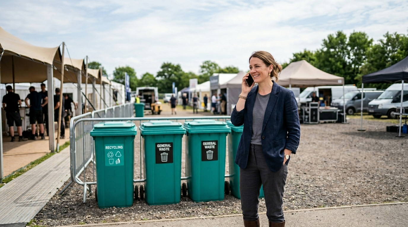 Event Waste Management for Outdoor Business Events: Bins, Collections and Compliance
